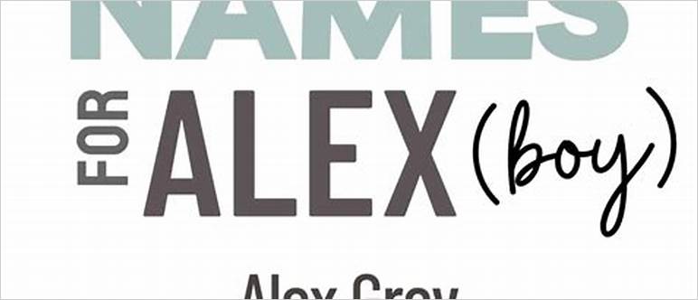 Nickname for alex